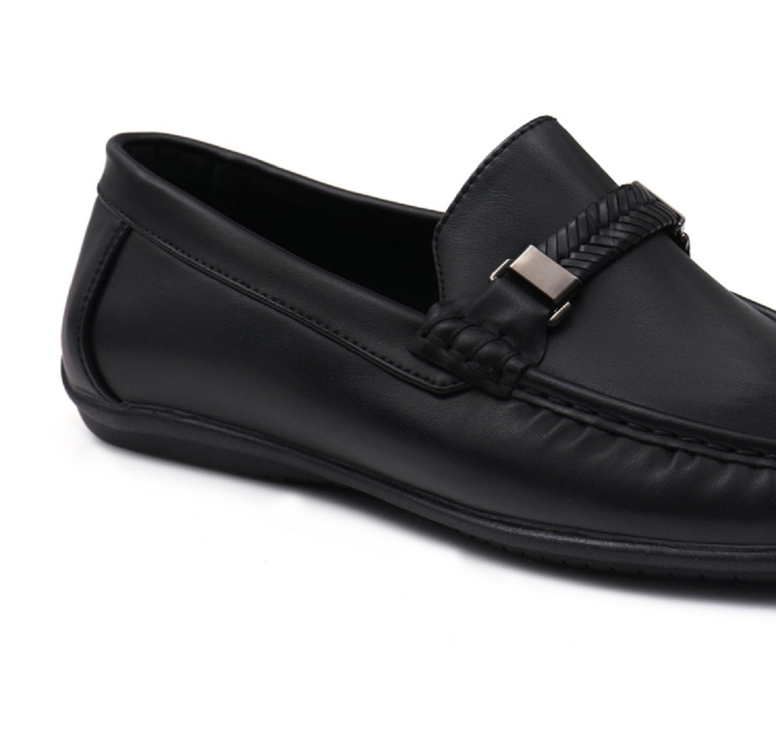 Mocassim Aston Marc Madrid Comfort Driver Masculino Preto Tamanho 8,5 M