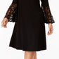 Vestido feminino R &amp; M Richards com ombros descobertos, preto, tamanho 22W