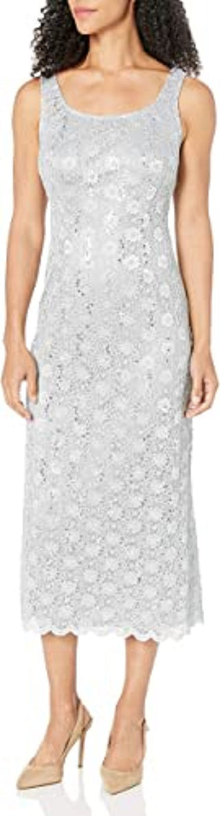 Vestido feminino R &amp; M Richards com jaqueta de renda e balanço, 2 peças, Gary, tamanho 14