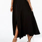 Vestido longo sem mangas com cintura elástica e contas R &amp; M Richards feminino, preto, tamanho 6