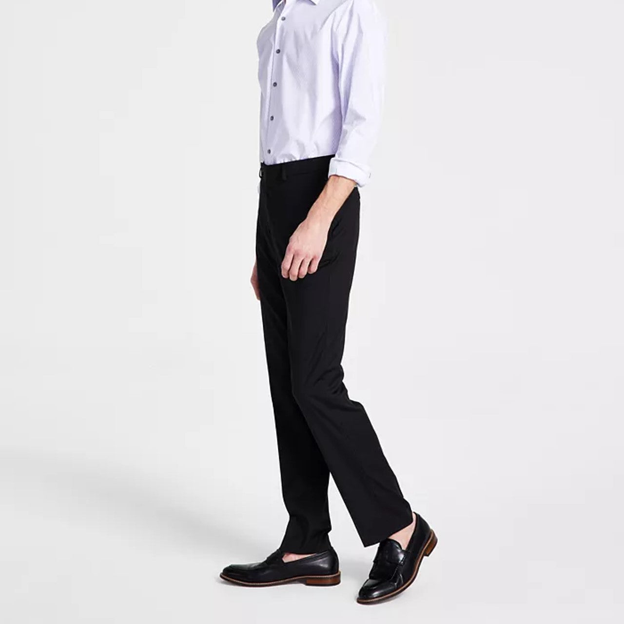Calça social slim fit masculina Calvin Klein preta tamanho 31x30