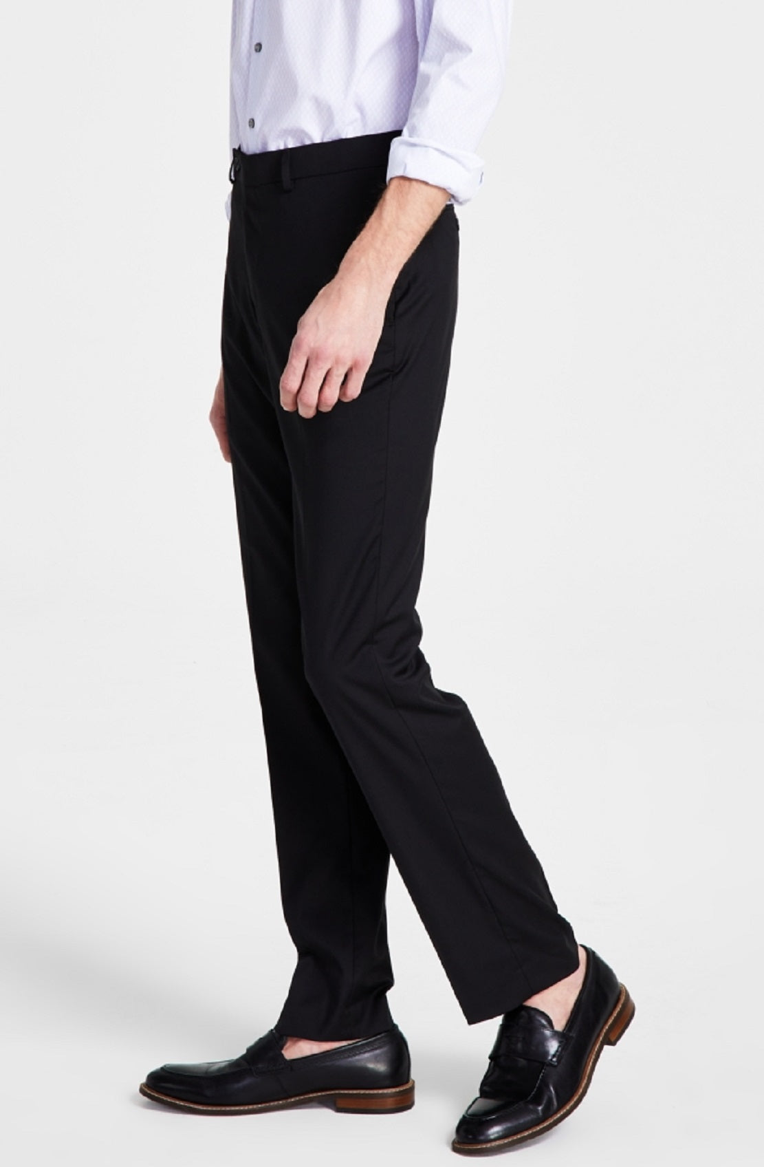 Calça social slim fit masculina Calvin Klein preta tamanho 32x30