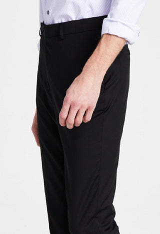 Calça social slim fit masculina Calvin Klein preta tamanho 32x30