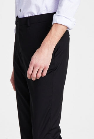 Calça social slim fit masculina Calvin Klein preta tamanho 34x29