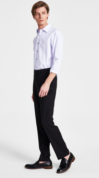 Calça social slim fit masculina Calvin Klein preta tamanho 40x30