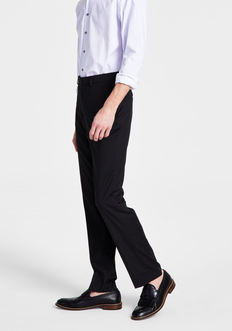Calça social slim fit masculina Calvin Klein preta tamanho 40x30