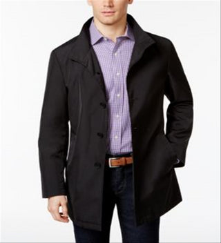 Calvin Klein Men's Mexer Dressy Jacket Raincoat Black Size 42