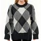 Aqua - Long Sleeve Textured Sweater