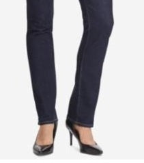 Calça jeans feminina Ralph Lauren Premier Straight Jeans azul tamanho 12
