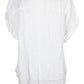Camisa Ralph Lauren Feminina Manga Dolman de Linho Branca Tamanho 2X