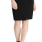 Vestido de malha franzido feminino Ralph Lauren, preto, tamanho 12, pequeno