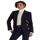 Blazer Ralph Lauren Feminino de Lã Elástica Azul Tamanho 6