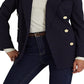 Blazer Ralph Lauren Feminino de Lã Elástica Azul Tamanho 6