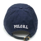 Boné chino masculino Polo Ralph Lauren com logotipo, azul, tamanho regular