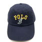 Boné chino masculino Polo Ralph Lauren com logotipo, azul, tamanho regular