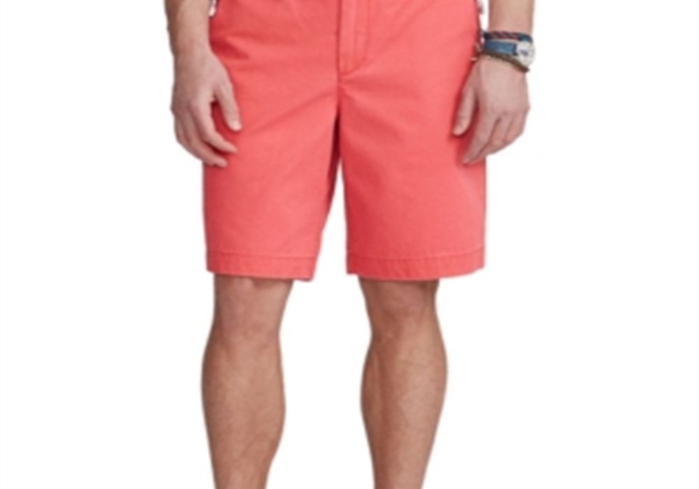 Bermuda Chino Ralph Lauren Masculina Relaxed Fit 10" Rosa Tamanho 28