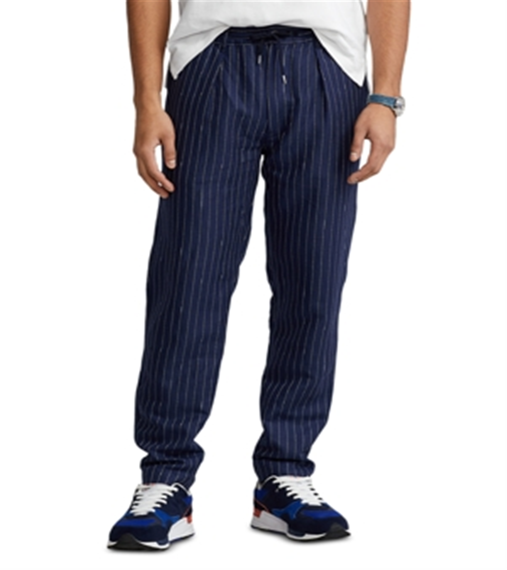 Calça Polo Prepster Slim Tailored Fit Masculina Polo Ralph Lauren Azul Tamanho Médio