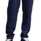 Calça Polo Ralph Lauren Masculina de Linho Misto Azul Tamanho P