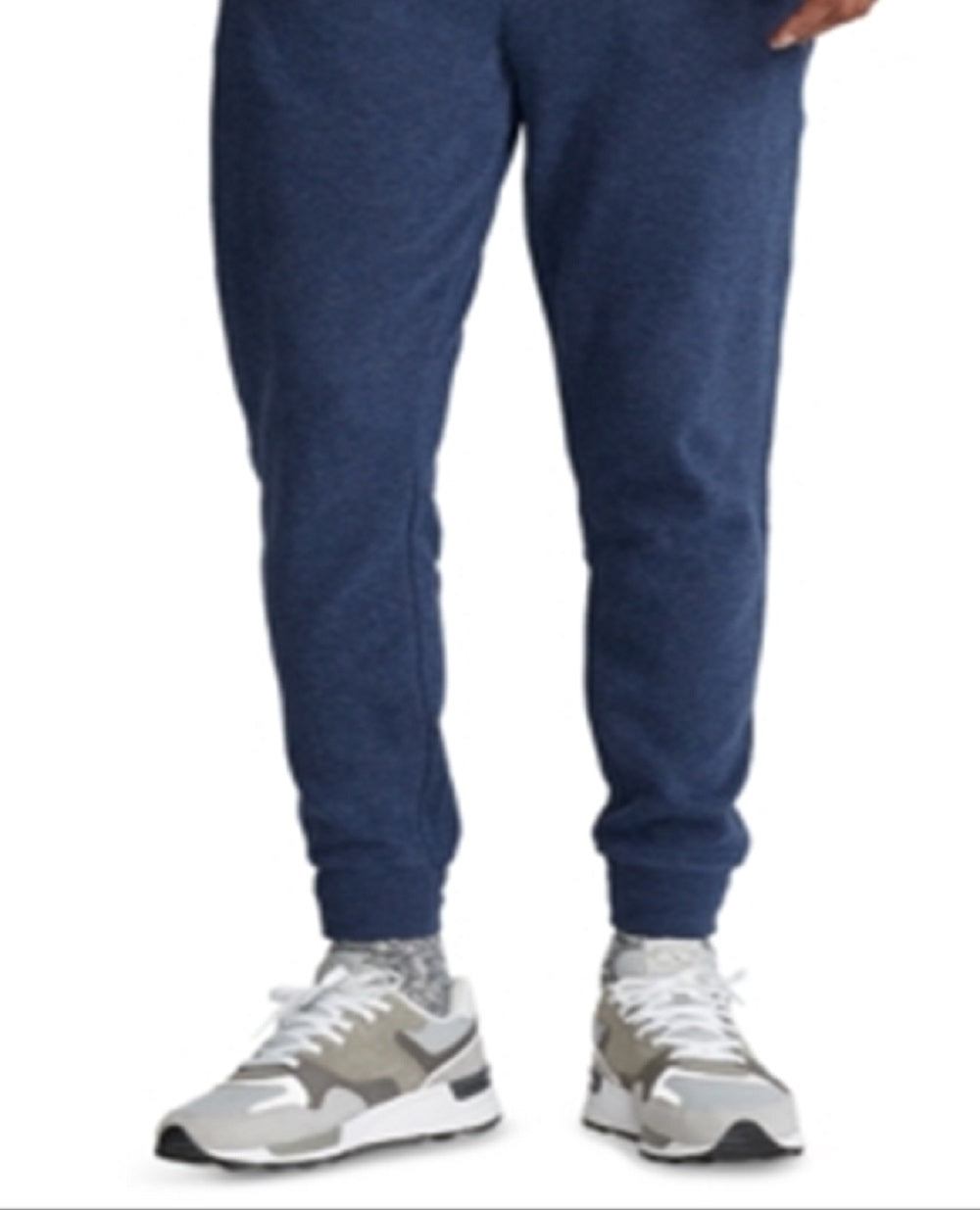 Calça jogger masculina Polo Ralph Lauren de luxo em jersey azul, tamanho XX-G