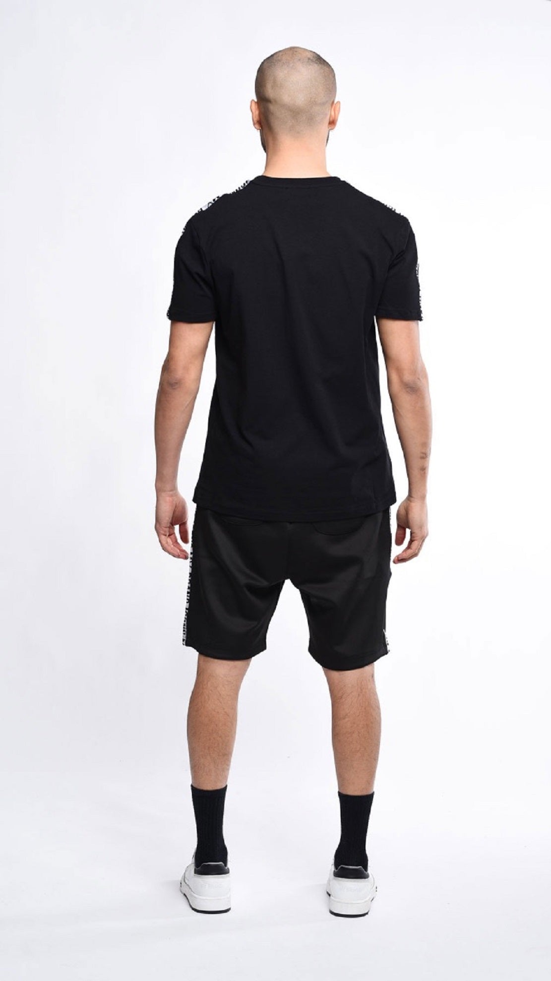 Polo Ralph Lauren Shorts Masculino Piquet Frente Lisa, Preto, Tamanho Grande