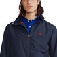 Jaqueta Polo Ralph Lauren Masculina Reciclada com Zíper Azul Tamanho P