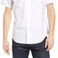 Camisa Polo Ralph Lauren Masculina Manga Curta Algodão Botão Down Branca Tamanho X-G
