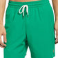 Calção de banho masculino Polo Ralph Lauren Traveler Solid, verde, tamanho médio