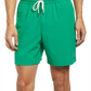 Calção de banho masculino Polo Ralph Lauren Traveler Solid, verde, tamanho médio