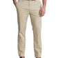 Calça de sarja clássica elástica masculina Polo Ralph Lauren, tamanho 36x36, marrom