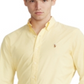 Camisa Oxford Stretch Classic Fit Masculina Ralph Lauren Amarela Tamanho XX-G