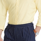 Camisa Oxford Stretch Classic Fit Masculina Ralph Lauren Amarela Tamanho XX-G