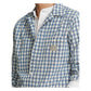 Camisa de trabalho xadrez clássica Polo Ralph Lauren Mne's, azul, tamanho G