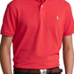 Camisa polo masculina de algodão Polo Ralph Lauren vermelha tamanho XX-G