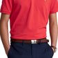 Camisa polo masculina de algodão Polo Ralph Lauren vermelha tamanho XX-G