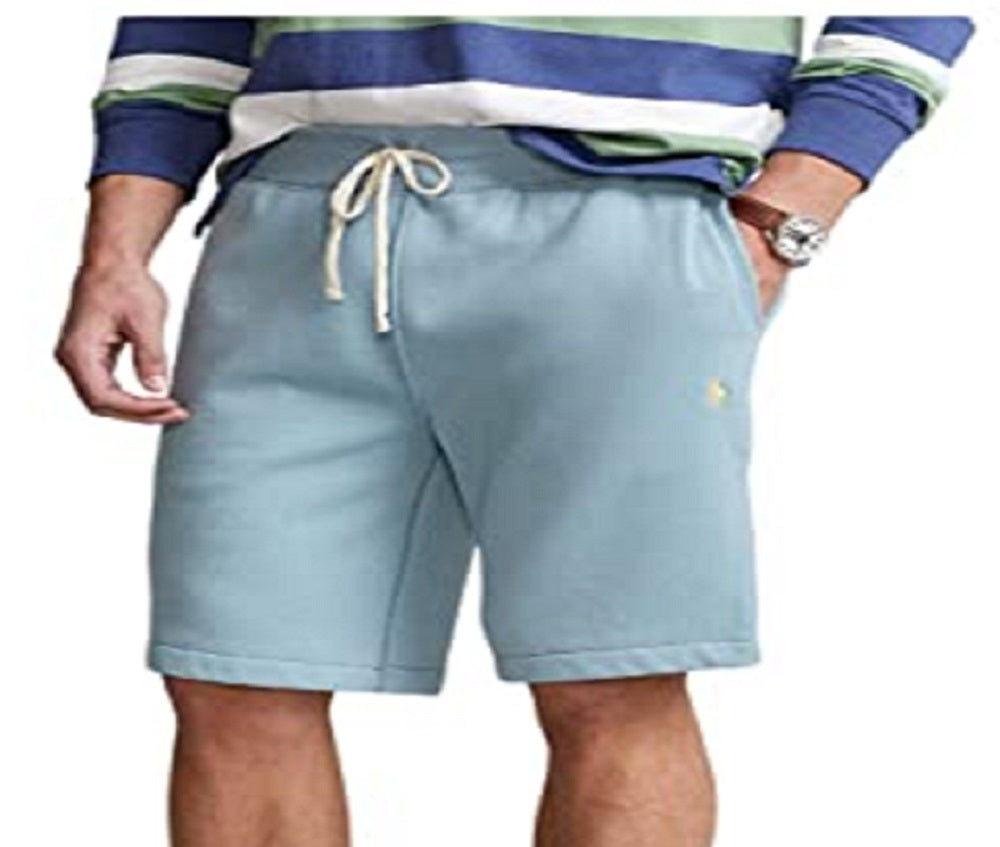 Polo Ralph Lauren Shorts de lã relaxado masculino azul tamanho extragrande