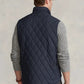 Colete acolchoado repelente de água masculino Polo Ralph Lauren, azul, tamanho X-S