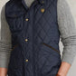 Colete acolchoado repelente de água masculino Polo Ralph Lauren, azul, tamanho X-S