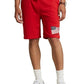 Shorts esportivos masculinos Polo Ralph Lauren Magic Fleece vermelho tamanho grande