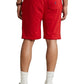 Shorts esportivos masculinos Polo Ralph Lauren Magic Fleece vermelho tamanho grande