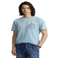 Camiseta Polo Ralph Lauren Masculina Classic Fit Jersey Estampada Azul Tamanho X-G