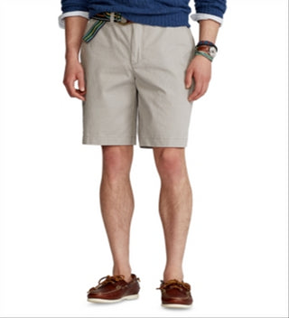 Polo Ralph Lauren Men's 10-Inch Relaxed Fit Chino Shorts Gray Size 30