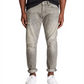 Calça jeans Polo Ralph Lauren Sullivan Slim Graphic Masculina Cinza Tamanho 36X34