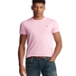 Camiseta Polo Ralph Lauren Classic Fit Masculina Rosa Tamanho Grande