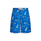 Calção de banho masculino Polo Ralph Lauren com estampa de poliéster reciclado, azul, tamanho extragrande