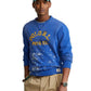 Moletom Polo Ralph Lauren com Logo Fleece Azul Tamanho 2XL