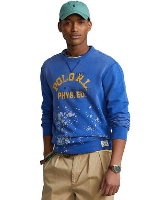 Moletom Polo Ralph Lauren com Logo Fleece Azul Tamanho 2XL