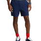Polo Ralph Lauren Shorts Masculino Piqué Frente Lisa Azul Tamanho X-G