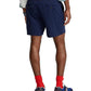 Polo Ralph Lauren Shorts Masculino Piqué Frente Lisa Azul Tamanho X-G