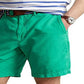 Shorts Polo Ralph Lauren Masculino de Algodão e Linho Verde Tamanho 38