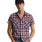 Camisa de trabalho masculina Polo Ralph Lauren Classic Fit Indigo Madras, tamanhos variados, XX-G